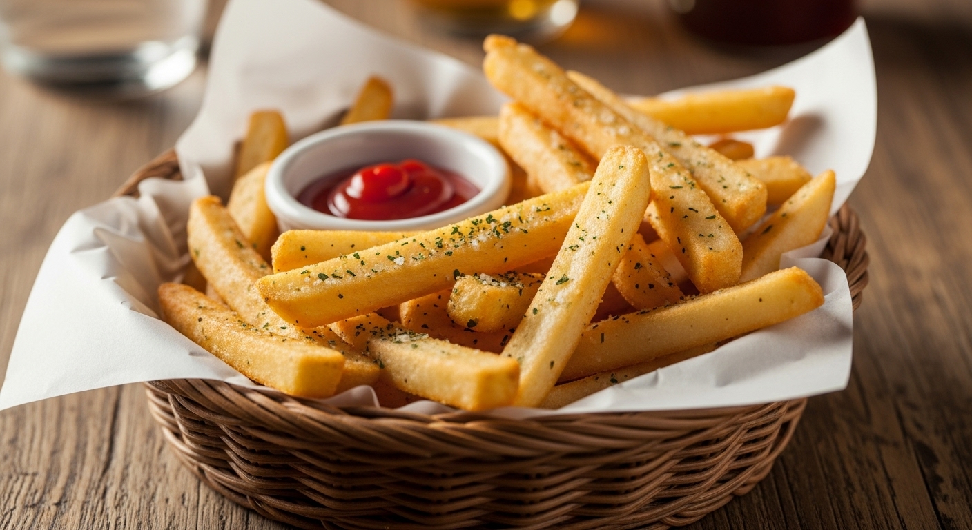 Hand Cut Basket Fries