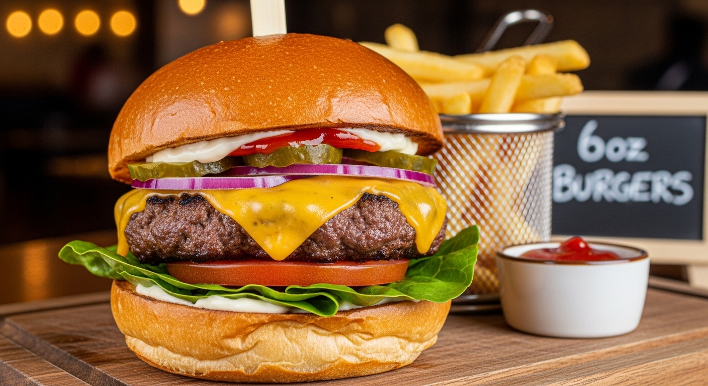 6oz Burgers